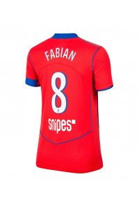 Paris Saint-Germain Fabian Ruiz #8 Jalkapallovaatteet Naisten Kolmaspaita 2025-26 Lyhythihainen